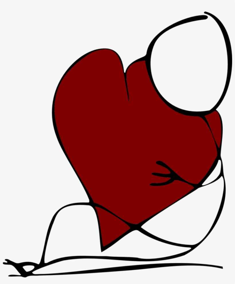 , Big Hearts With Line In It - Man With Big Heart, transparent png #1517866