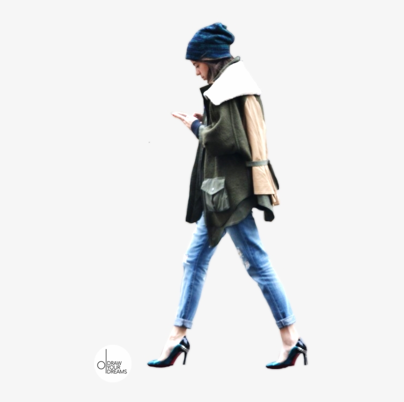 ¡nos Gusta Compartir Drawyourdreams People Cutout, - Sexy Rainy Day Outfit, transparent png #1517976