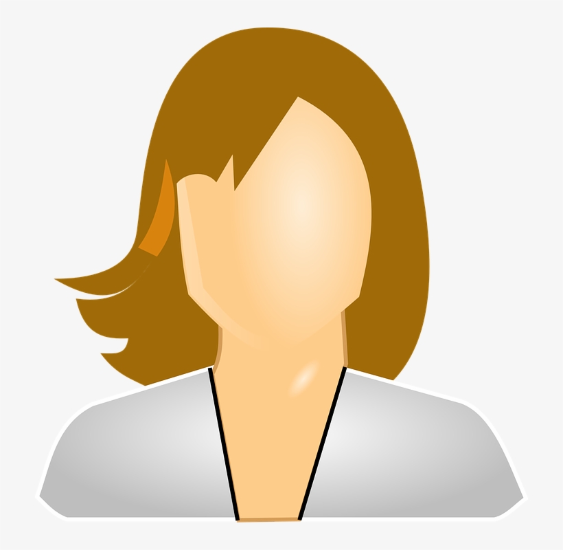 Avatar Anonimo Mujer - Women User Icon Png, transparent png #1518198