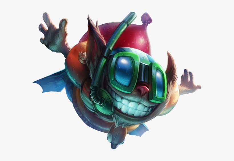 Pool Party Ziggs Skin Png Image - Lol Summer Splash Art, transparent png #1518461