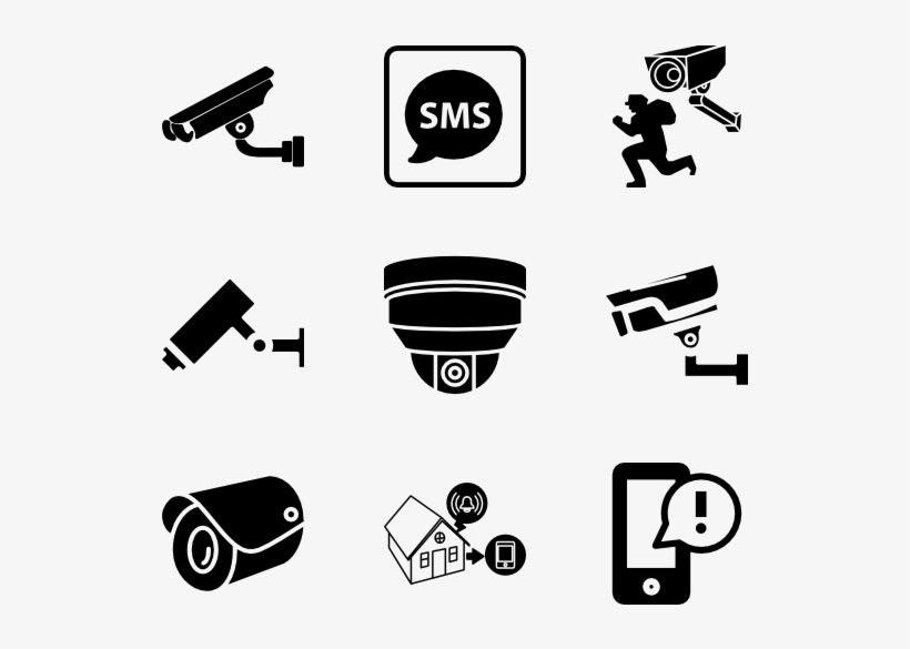 Png Library Download Icons Free Page Surveillance Full - Cctv Icons Free, transparent png #1518523
