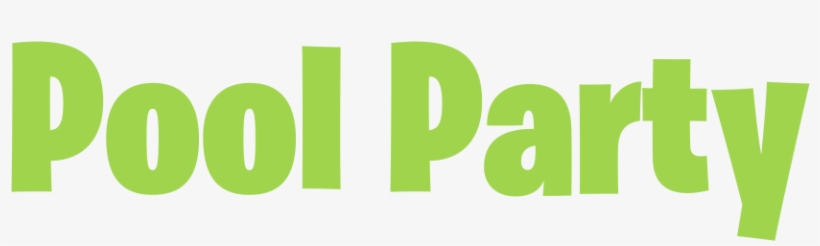 Pool Party Fortnite Png Logo Download Logo Png - Fortnite, transparent png #1519096