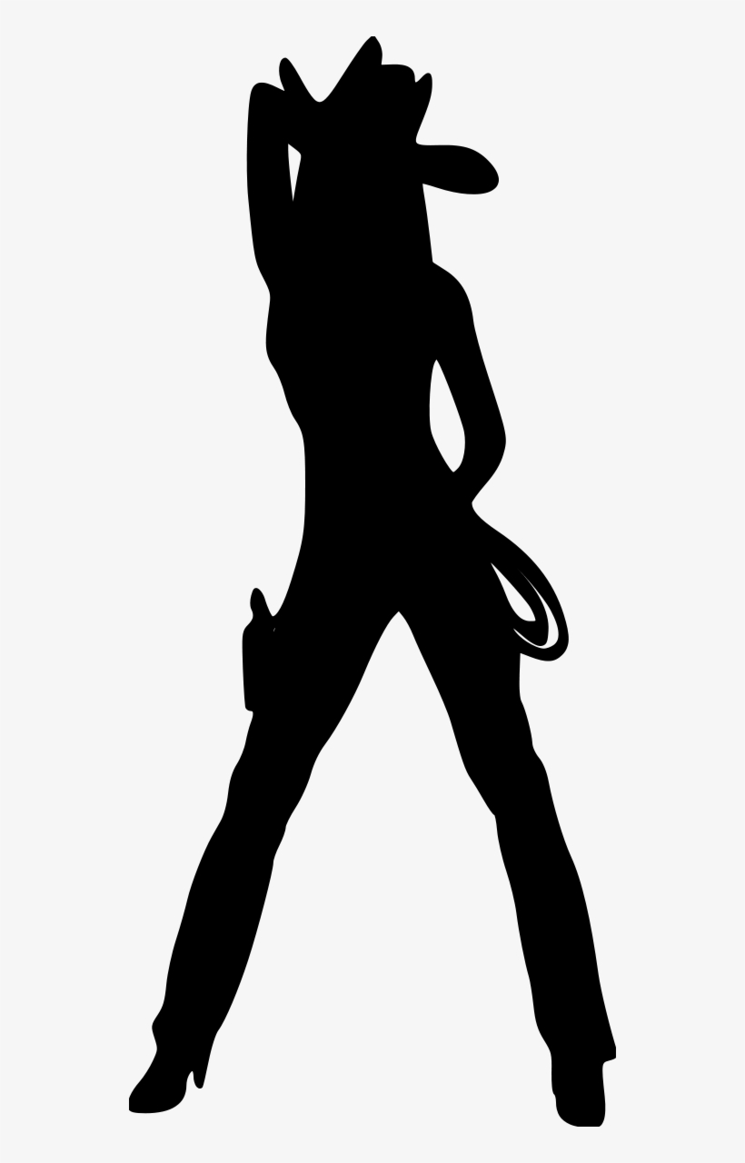 Sexy-cowgirl File Size - Cowgirl Silhouette, transparent png #1519117