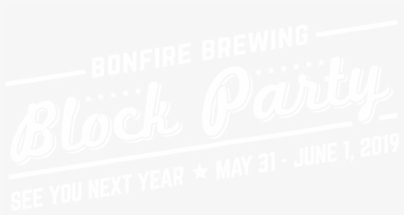Bonfire Block Party Banner - Party, transparent png #1519263