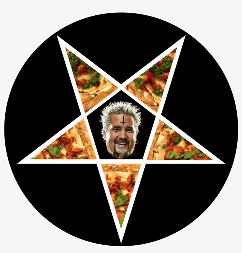 Welcome To My Guy Fieri Fan Page - Cool Satan Circle Transparent, transparent png #1519333