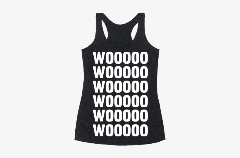 Woo Guy Racerback Tank Top - Smiling Doesn T Win You Gold Medals, transparent png #1519404