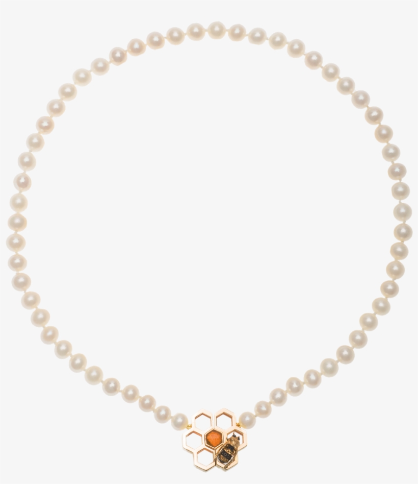 Beehave Pearl Necklace - Virginia Architect Stamp, transparent png #1519553