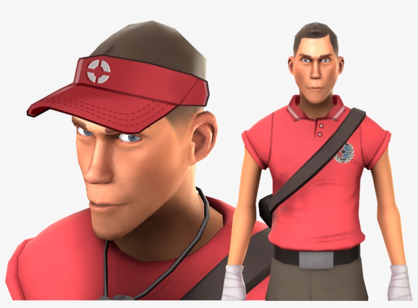 Less Out-there Tennis Scout, Guy Fieri Hat And Polo - Male, transparent png #1519576