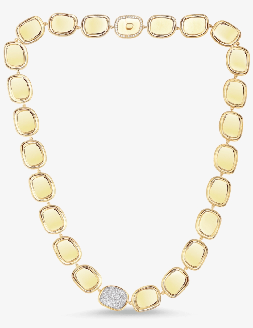 Black Jadenecklace With Diamonds - Collar, transparent png #1519809