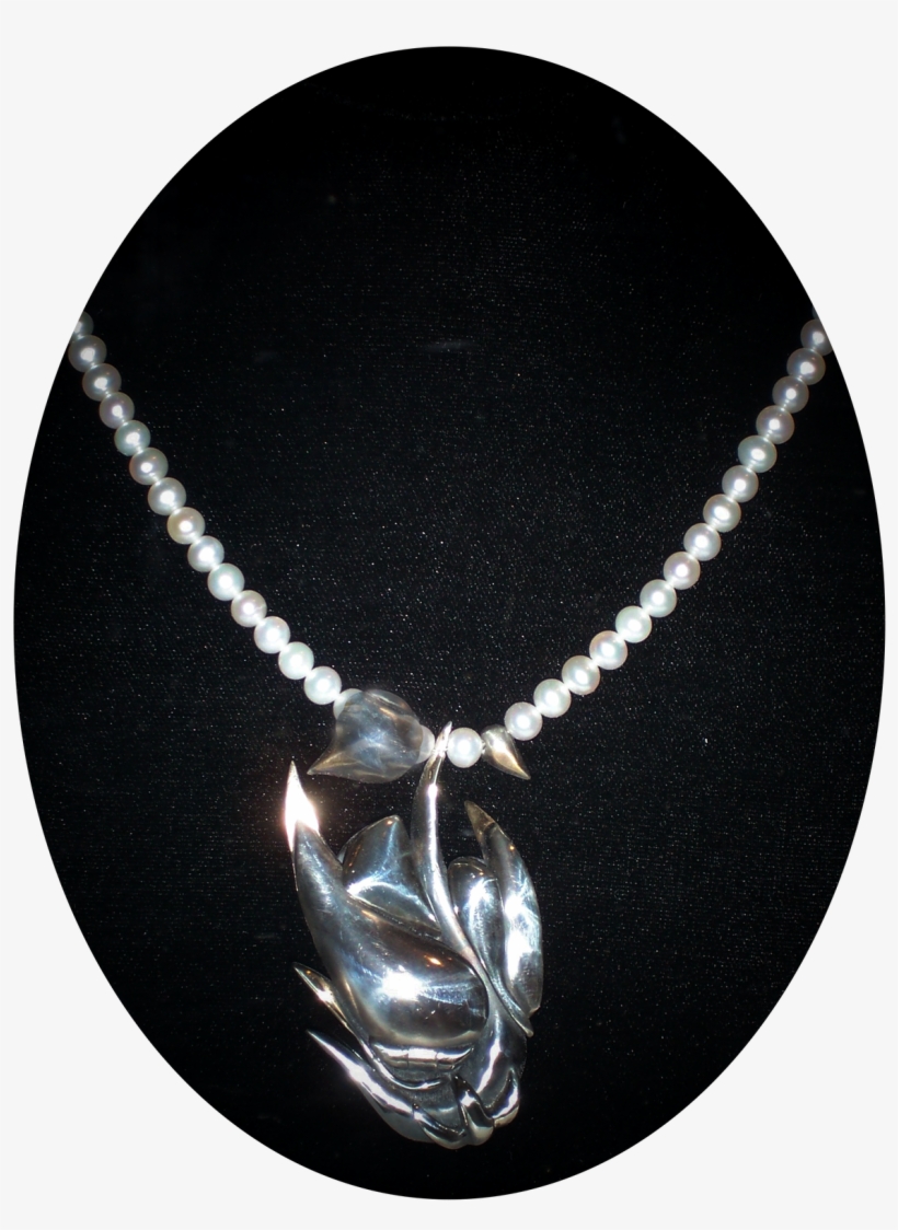 Rosebud - Necklace, transparent png #1519911
