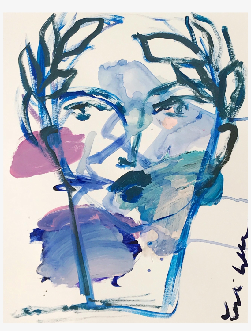 Acrylic Drawing Portrait - Paper, transparent png #1520070