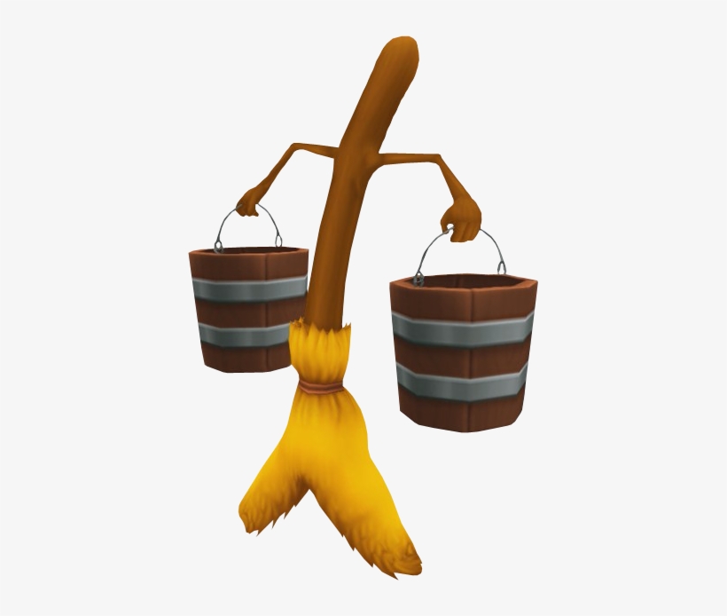 Broom Kh Mickey Sorcerer Apprentice Broom Free Transparent PNG