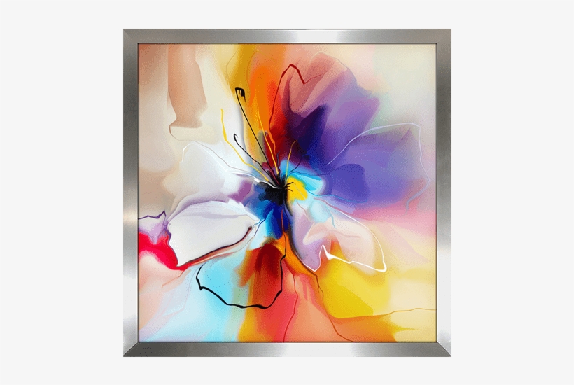 Product - Designart 'creative Flower In Multiple Colours' Graphic, transparent png #1520226