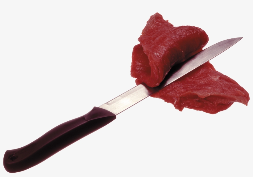 Meat And Knife Png Picture - Knife In Meat, transparent png #1520660