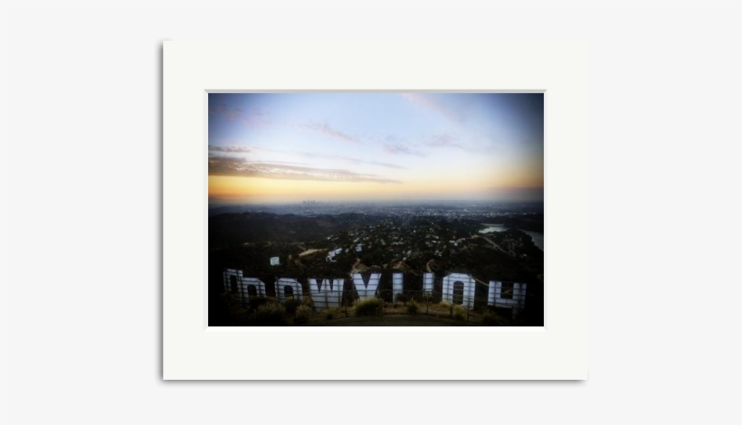 The View From The Hollywood Sign, Photographed By Stephen - Hollywood Sign, transparent png #1520694