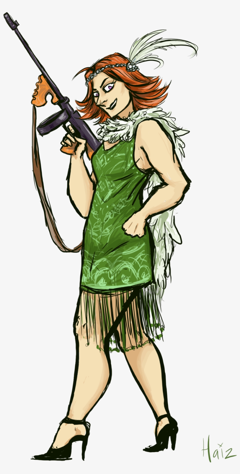 I Haven't Drawn Sigrun In A While And I've Been Stuck - Shoot Rifle, transparent png #1521100