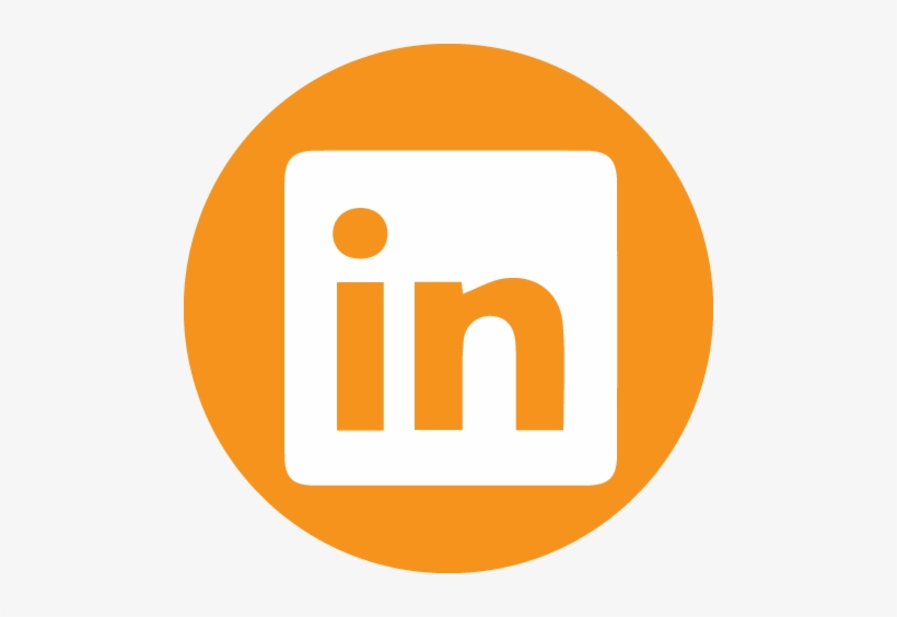 Download Png File 128 X - Linked In Icon Orange, transparent png #1521414
