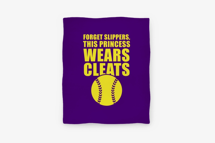 This Princess Wears Cleats Blanket Blanket - Princess Wears Cleats, transparent png #1521788