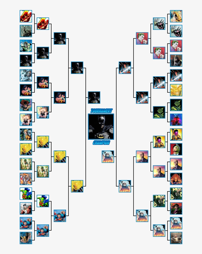 Dc Heroesvsvillains Bracket - Dc Bracket, transparent png #1522015
