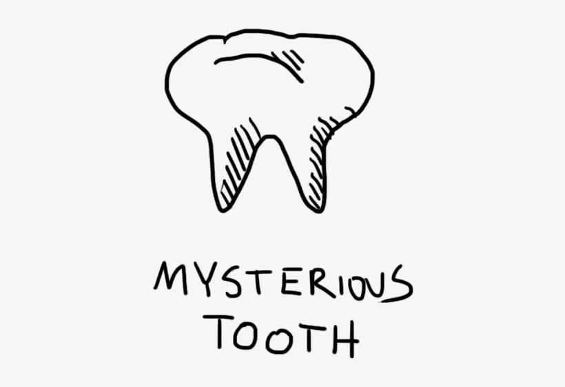 Doodle Tooth - Line Art, transparent png #1522020