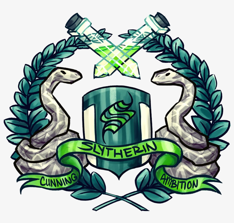 Crest-slytherin - Slytherin Png, transparent png #1522044