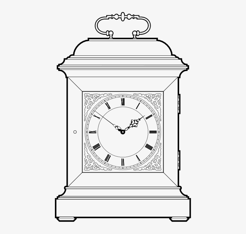 Bracket Clock Png Transparent Image - Quartz Clock, transparent png #1522150
