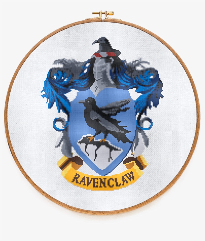 Ravenclaw - Ravenclaw Cross Stitch Pattern Free, transparent png #1522303