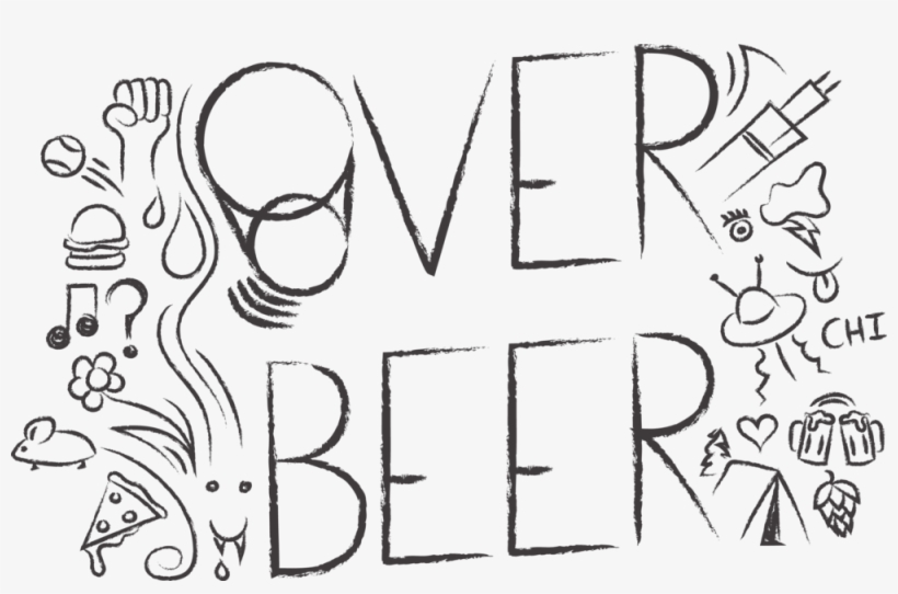 Over Beer Doodle - Beer, transparent png #1522328