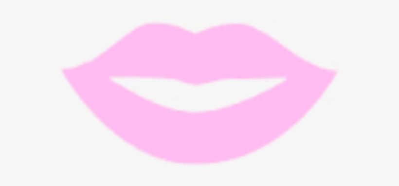 Lips Clipart Light Pink Lip - Light Pink Lips Clip Art, transparent png #1522512