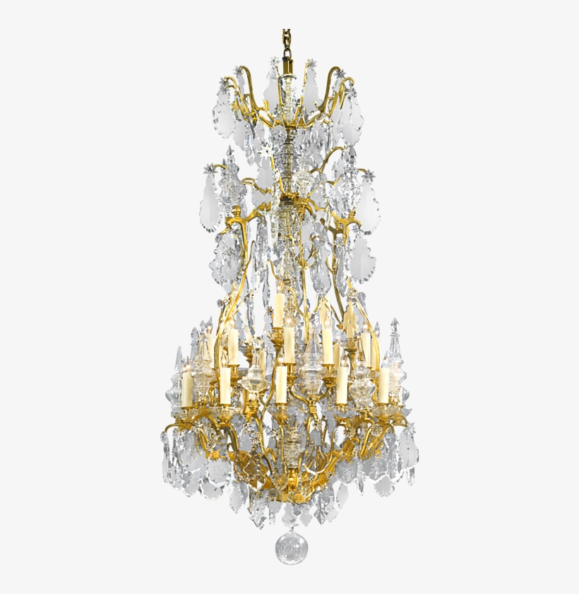 Thirty-light Baccarat Crystal Chandelier - Chandelier, transparent png #1522734