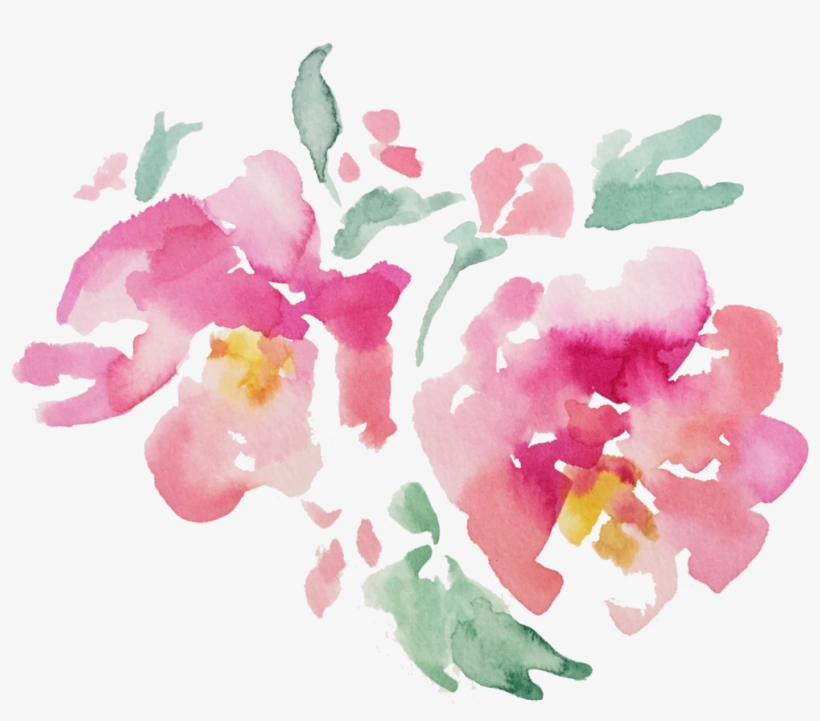 Roses - Watercolor Paint, transparent png #1522854