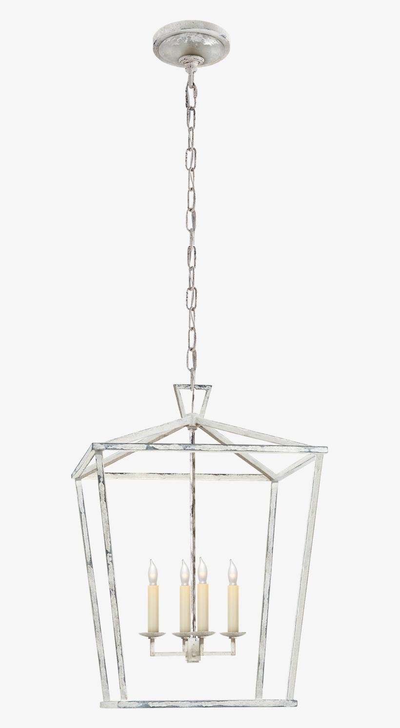 Open Lantern Light Fixture - Visual Comfort E. F. Chapman Darlana Medium Lantern, transparent png #1522974