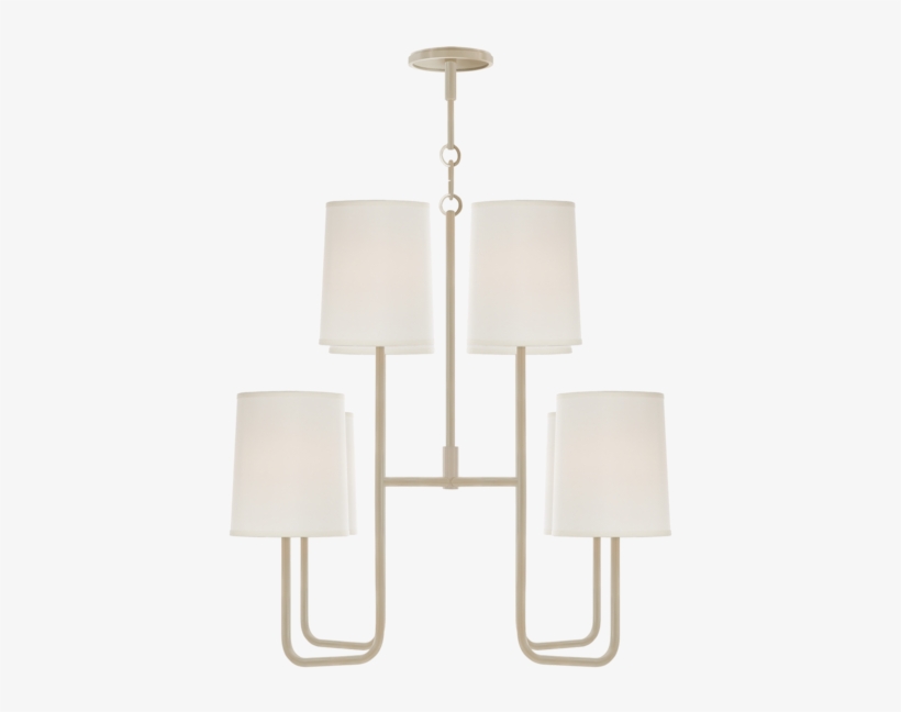 Go Lightly Medium Chandelier White - Visual Comfort Bbl5081cw-s China White Medium Enamaled, transparent png #1523133