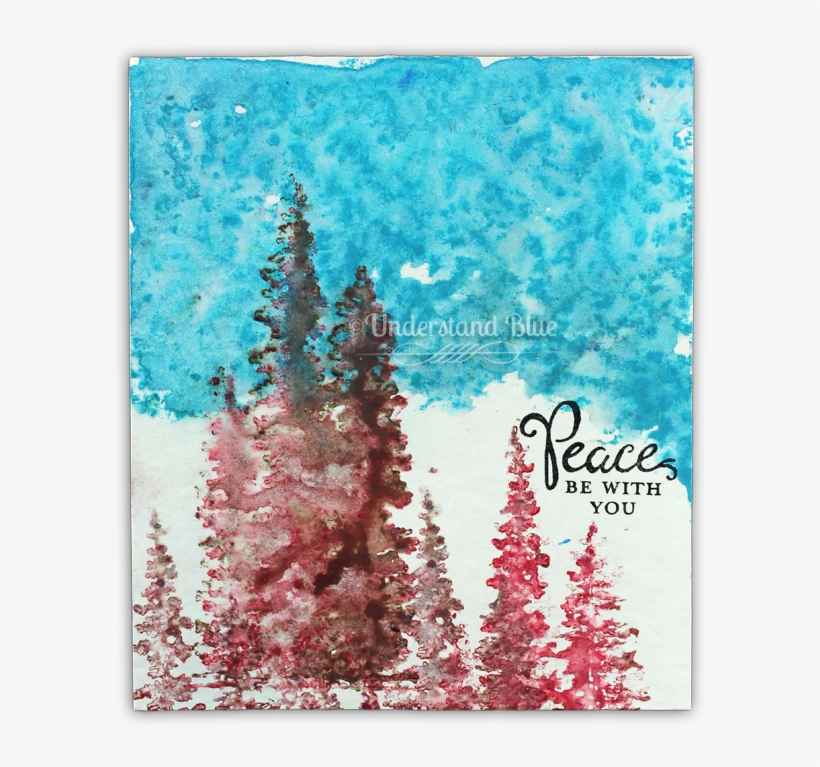 It's Cold Press Watercolor Paper So That's What Makes - Christmas Tree, transparent png #1523209