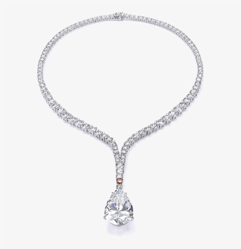 Pear-shaped - Necklace, transparent png #1523340