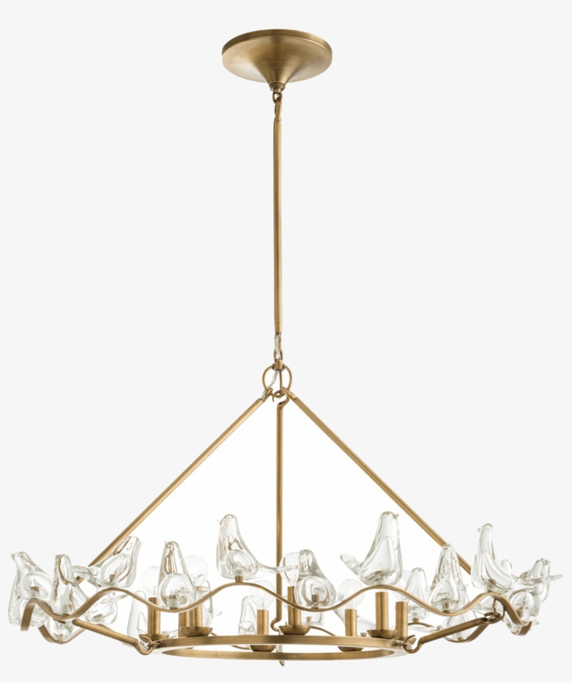 Arteriors Home Dove 8-light Candle-style Chandelier, transparent png #1523437