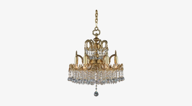 Quick View - Royal Brass Chandelier Png, transparent png #1523559