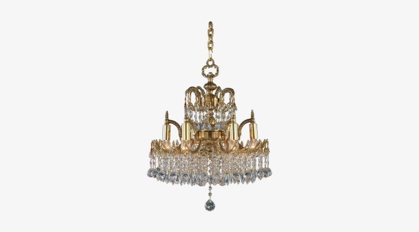 Quick View - Royal Brass Chandelier Png, transparent png #1523559