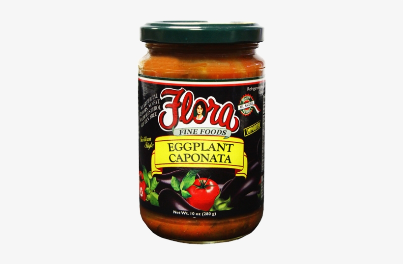 Eggplant Caponata - Flora Fine Foods Lupini Beans - 24.3 Fl Oz, transparent png #1523870