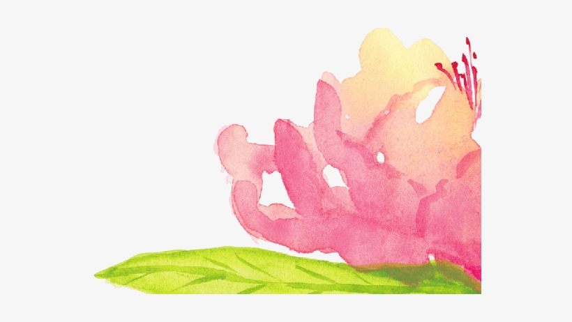 Header Flowers Gold Tile Right - Watercolor Paint, transparent png #1523993