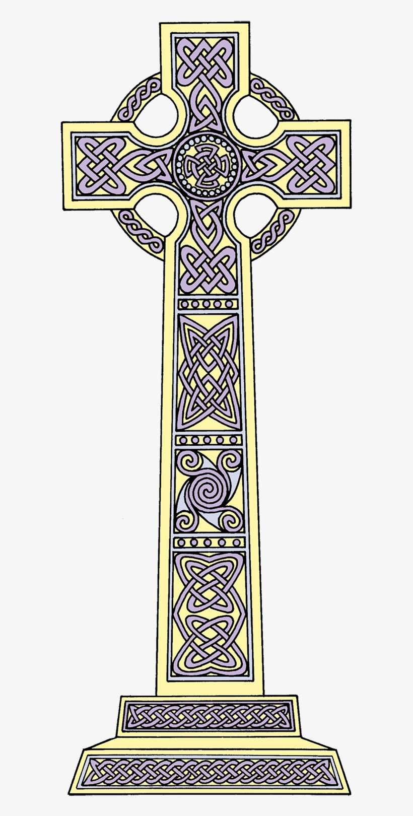 How The Celtic Cross Form Came To Be - Color, transparent png #1524129
