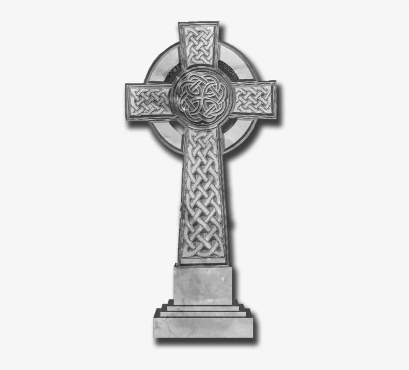 Celtic Cross - Celtic Cross Tombstone Png, transparent png #1524133