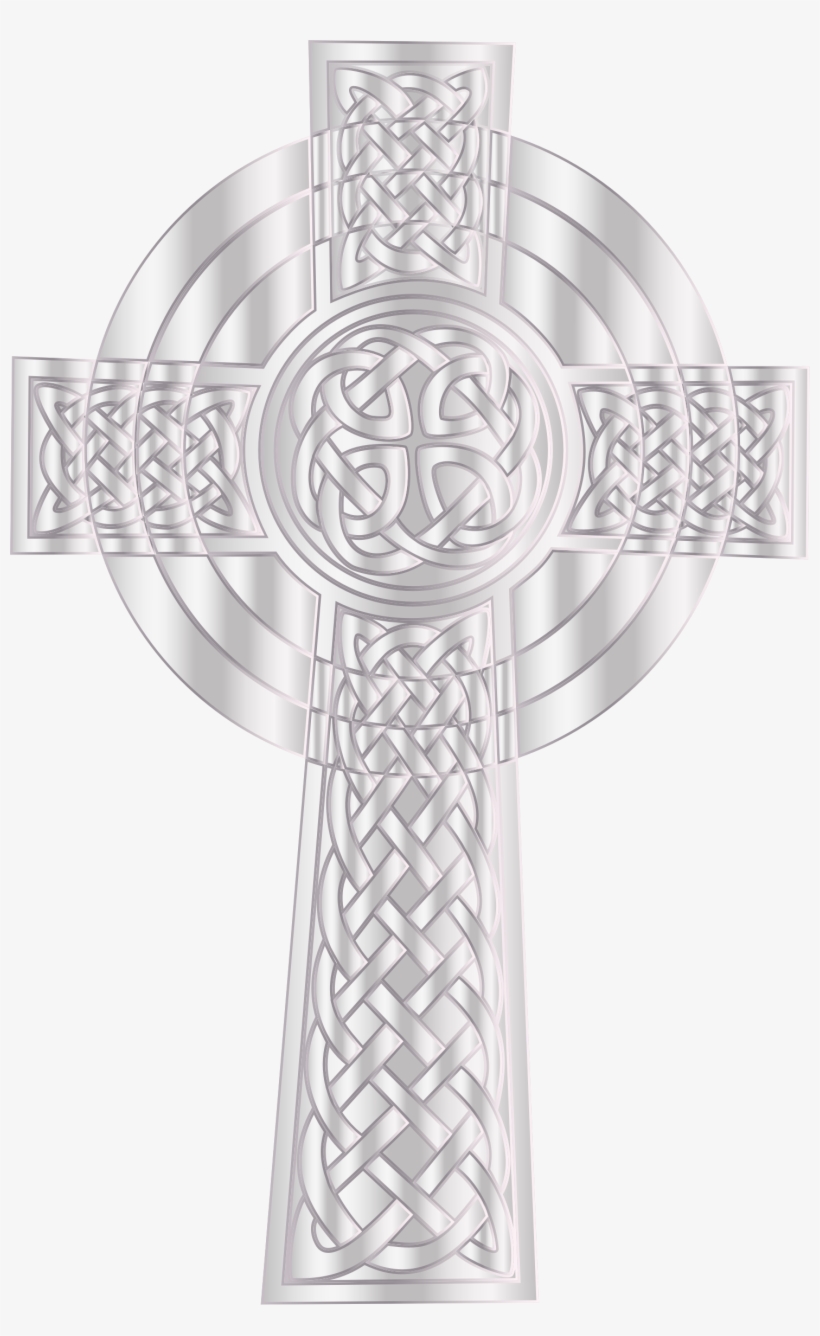 This Free Icons Png Design Of Silver Celtic Cross 2, transparent png #1524252