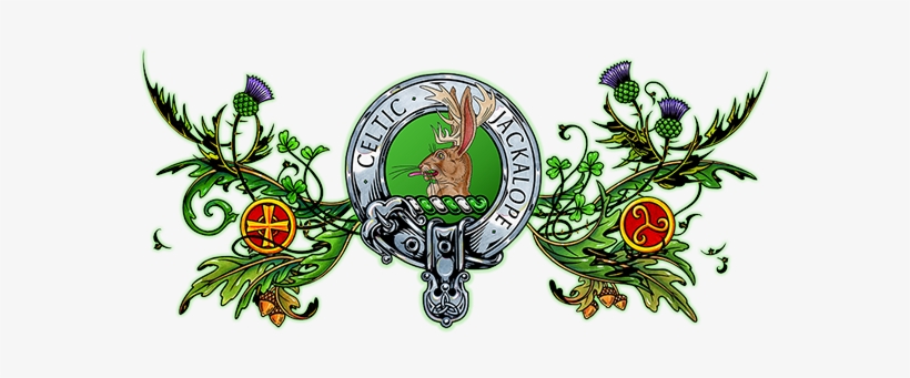 Celtic Jackalope - Clan Crest, transparent png #1524328