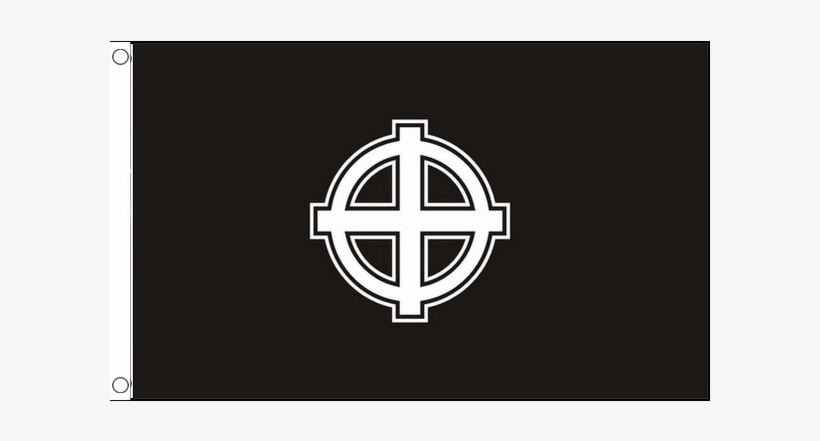 Celtic Cross Flag - Celtic Cross Black, transparent png #1524566