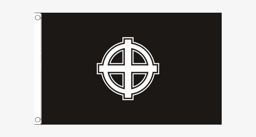 Celtic Cross Flag - Celtic Cross Black, transparent png #1524566