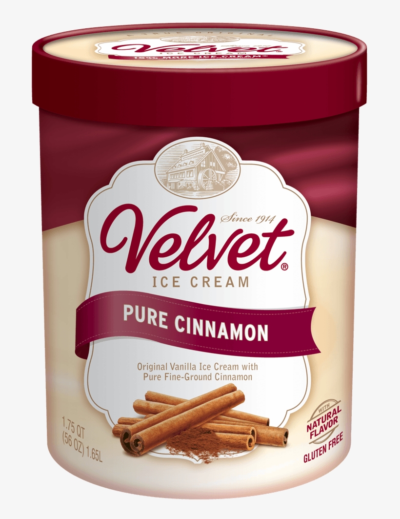 Pure Cinnamon - Vanilla Ice Cream Packaging, transparent png #1524802