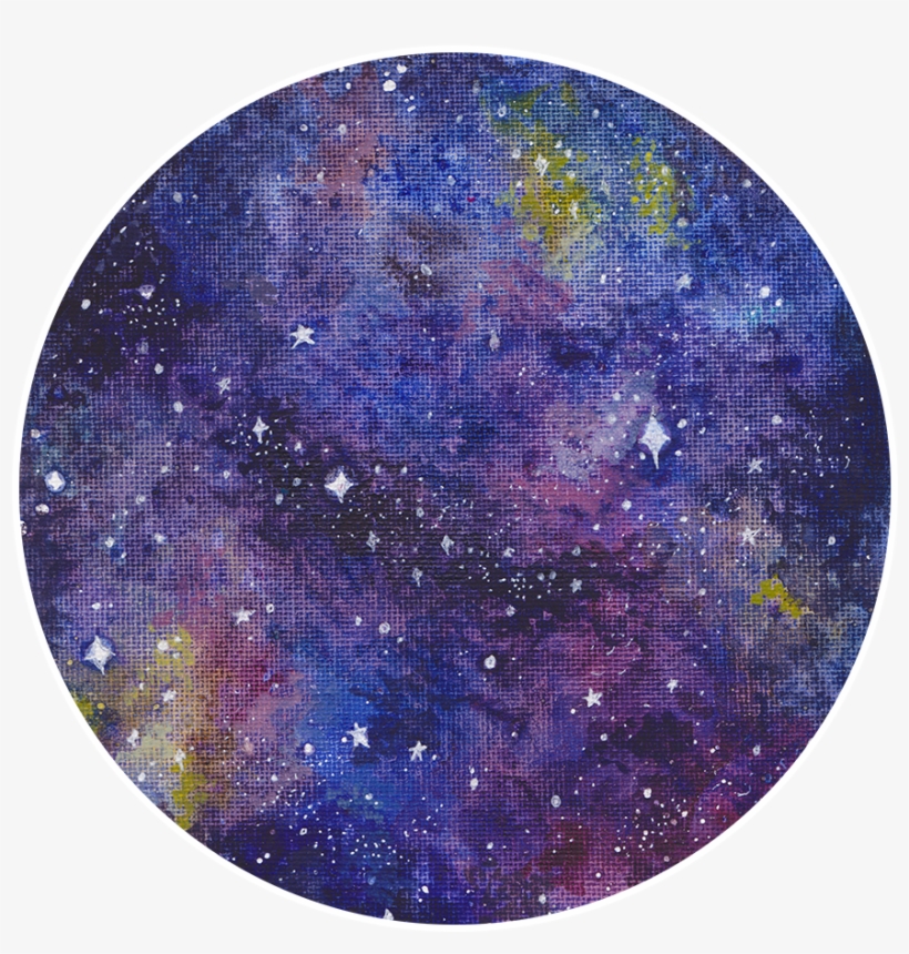 Undertale Watercolor For Iâ€™m Working Galaxy On A - Watercolor Painting, transparent png #1524824