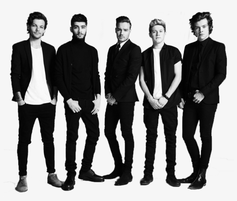 One Direction Clipart Black And White - Sticker Tumblr One Direction, transparent png #1525228