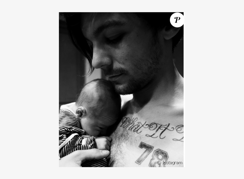 Louis Tomlinson Pose Avec Son Fils Freddie Reign - Louis Tomlinson And Baby Freddie, transparent png #1525270